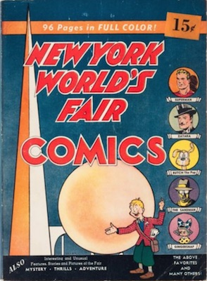 New York World's Fair Comic (1939), rare comic book featuring Superman and Sandman