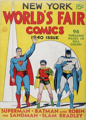 New York World's Fair Comic (1940). Rare comic with Superman and Batman on the cover