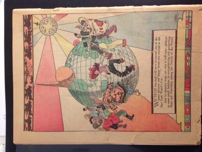New York World's Fair Comics, 1939, Coverless: comic back