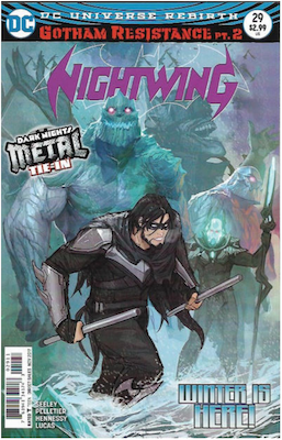 Nightwing #29 Variant cover. Click for values.