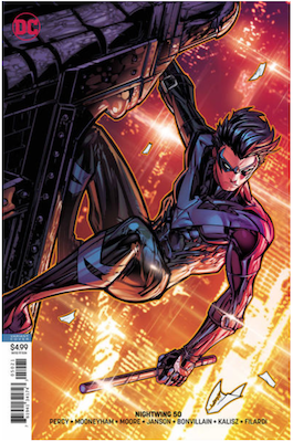 Nightwing #50 Variant cover. Click for values.