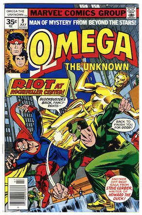 Omega the Unknown #9 Marvel 35 Cent Price Variants