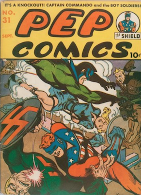 PEP Comics #31: First appearance of Mr. Lodge. Click for values