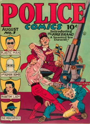 Police Comics #1: Origin and First Appearance, #711. Click for values