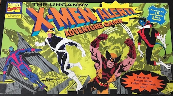 The Pressman X-Men board game contained a voucher to send off for a copy of Uncanny X-Men #297 gold variant comics