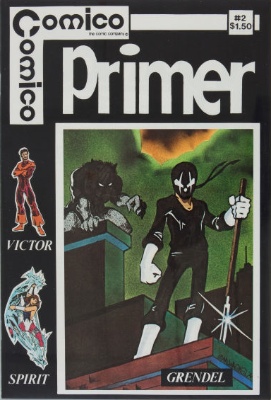 Primer #2 (1982): First appearance, Grendel. Click for values