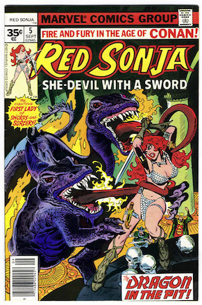 Red Sonja #5 35 Cent Variant Edition