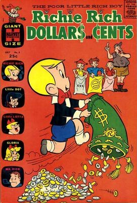 Richie Rich Dollars and Cents #5: Click Here for Values