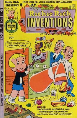 Richie Rich Inventions #1: Click Here for Values
