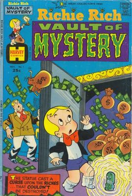 Richie Rich Vault of Mystery #1: Click Here for Values