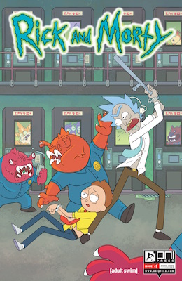 Rick and Morty #1 (2015) First print run sold out; based on TV series on Adult Swim channel. Click for value