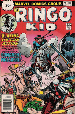 RARE! Ringo Kid #28 30 Cent Variant May, 1976. Price in Starburst