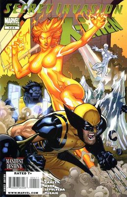 Secret Invasion: X-Men #4: Click Here for Values