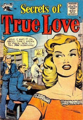 Secrets of True Love #1. Matt Baker cover art. Click for values