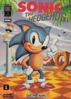 Sonic the Hedgehog #1 (1991): Rare, 1st Appearance Sega. Click for value