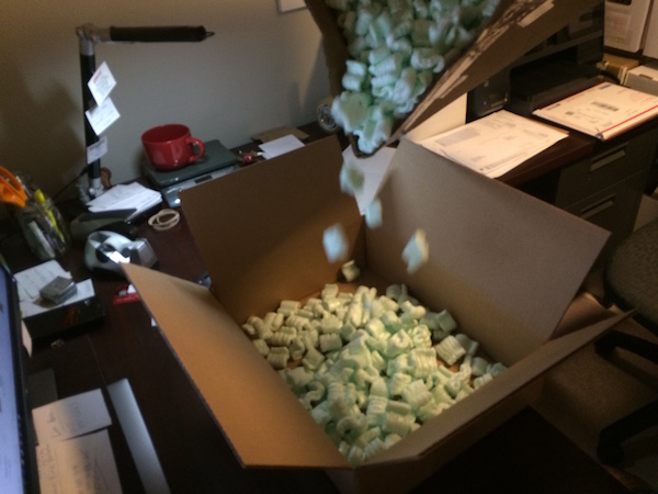 How to ship CGC comics: if you don't have packing peanuts, use bubblewrap or scrunched newspaper