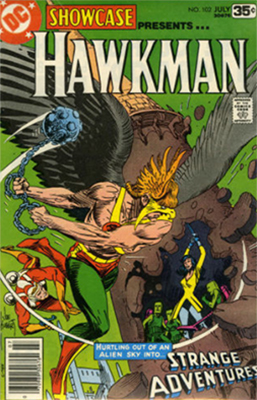 Showcase #102: Hawkman appearance. Click for values