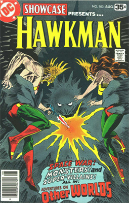 Showcase #103: Hawkman appearance. Click for values
