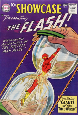 Showcase #14: Fourth appearance of Silver Age Flash. Click for values