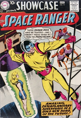 Showcase #15 (February 1958): First Appearance of Space Ranger (Rick Starr). Click for values