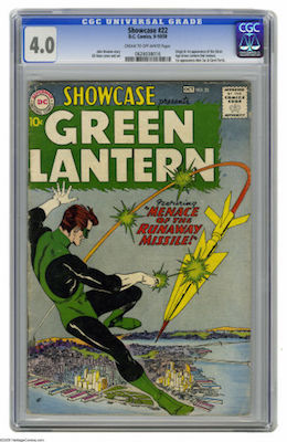 Try to find a nicely presenting copy of Showcase #22 in at least CGC 4.0. It's expensive, though... Click to buy a copy from Goldin