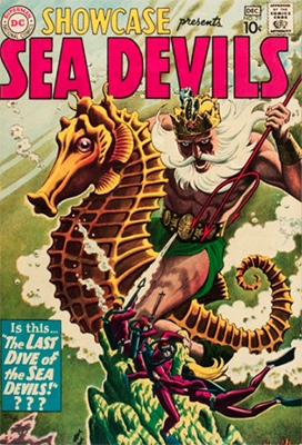 Showcase #29, third appearance of the Sea Devils. Click for values