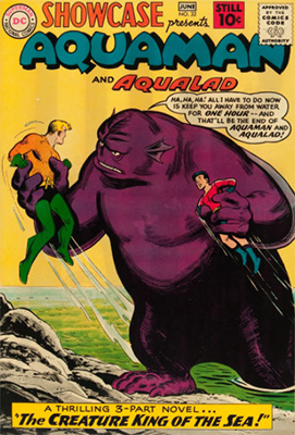 Showcase #32: Aquaman and Aqualad appearances. Click for values