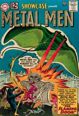 Showcase #37 (April 1962): Metal Men first appearance. Click for values