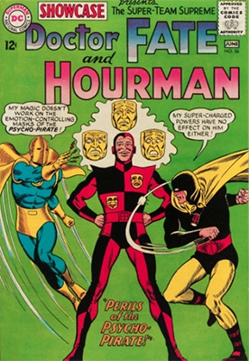 Showcase #56: Dr. Fate and Hourman appearance. Click for values
