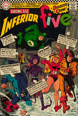 Showcase #62: Origin and first appearance of the Inferior Five. Click for values