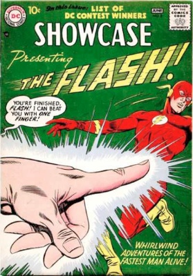 Showcase #8: second Appearance of the Silver Age Flash. Click for values