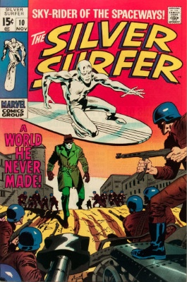 Silver Surfer #10 from the 1960s series. Click for value