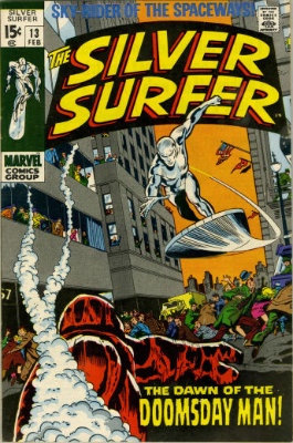 Silver Surfer #13 from the 1960s series. Click for value