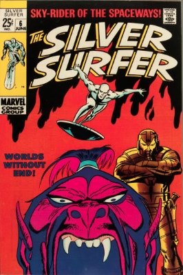 Silver Surfer #6 from the 1960s series. Click for value