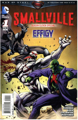 Smallville Season 11 Special #1 (2013). Click for values.