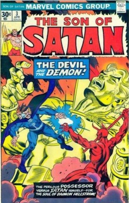 Son of Satan #3 30 Cent Price Variant April, 1976. Regular Price Box
