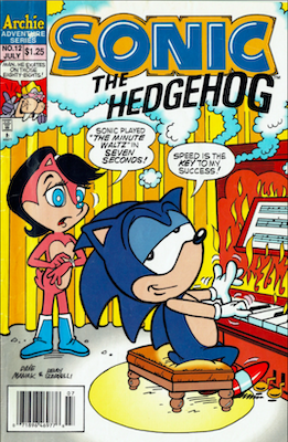 Sonic The Comic #8 Values and Pricing