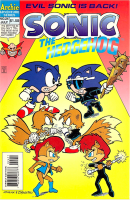 Sonic The Comic #8 Values and Pricing