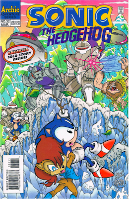 Sonic the Hedgehog #32: Click Here for Values