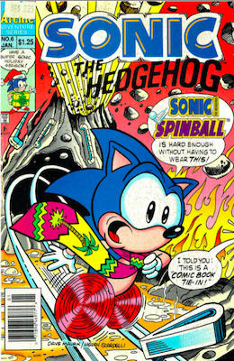 Sonic The Comic #8 Values and Pricing