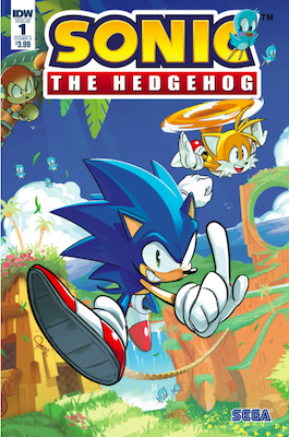 Sonic the Hedgehog #1 2018, IDW: Click Here for Values