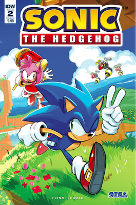 Sonic the Hedgehog #2 2018, IDW: Click Here for Values