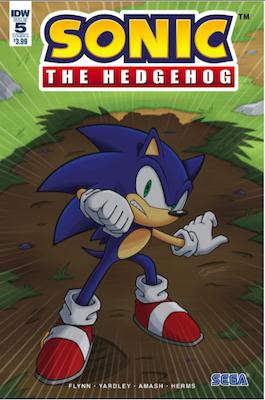 Sonic the Hedgehog #5 2018, IDW: Click Here for Values