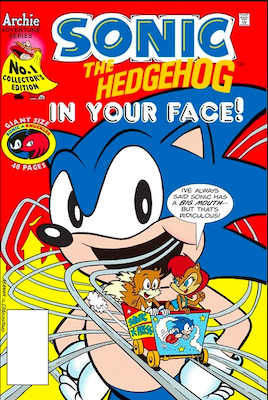 Sonic the Hedgehog In Your Face Special: Click Here for Values