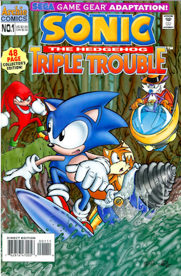 Sonic the Hedgehog Triple Trouble Special #1: Click Here for Values
