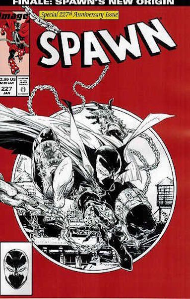 #61: Spawn 227 McFarlane Sketch (2013). Click for values