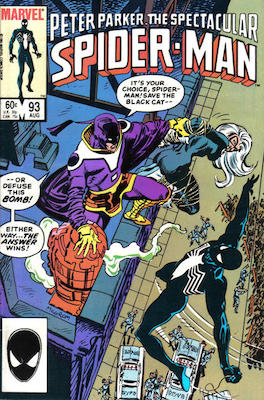 Spectacular Spider-Man #93: Click Here for Values