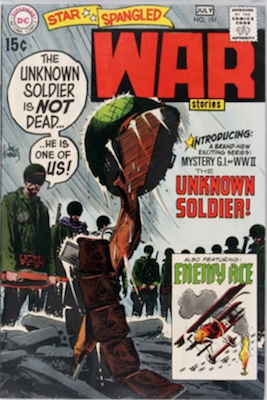 Star-Spangled War Stories #151: 1st Unknown Soldier. Click for values