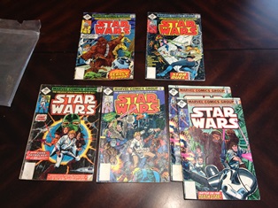 Star Wars #1, 2, 3, 13, 15 Values