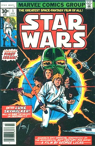 Star Wars #1 30c reprint edition. REPRINT appears next to Luke below price. Not valuable.